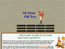 Tablet Screenshot of oldwoodtoys.com